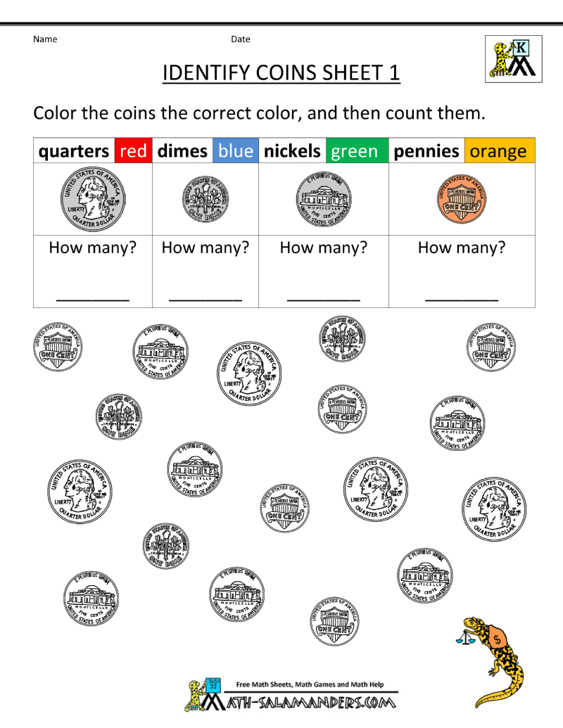 Discover 16 Money And Coin Worksheet Printable 1st Grade Ideas On This Pinterest Board Printable Coin Identification Worksheet Kids Coin Identification Worksheet Free Printable Coin Worksheets And More