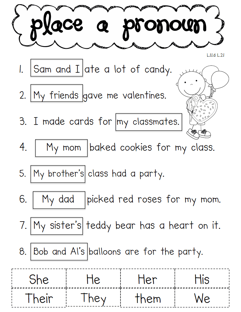 Discover 7 Pronouns And Pronoun Worksheets Ideas 2nd Grade Worksheets Personal Pronouns Grammar Worksheets And More