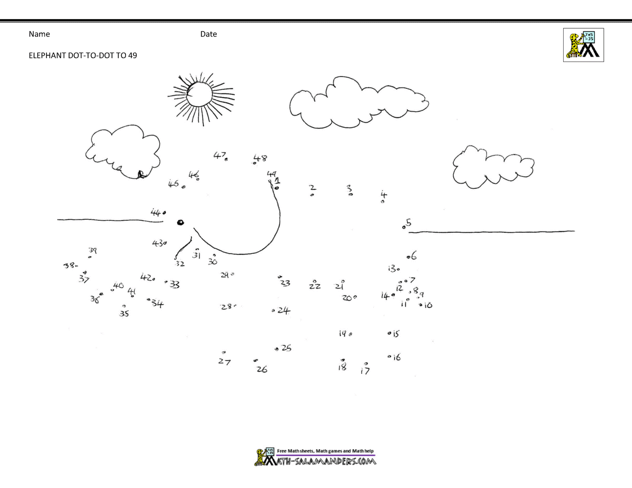 Dot To Dot Printables Up To 50 Dot To Dot Printables Up To 50