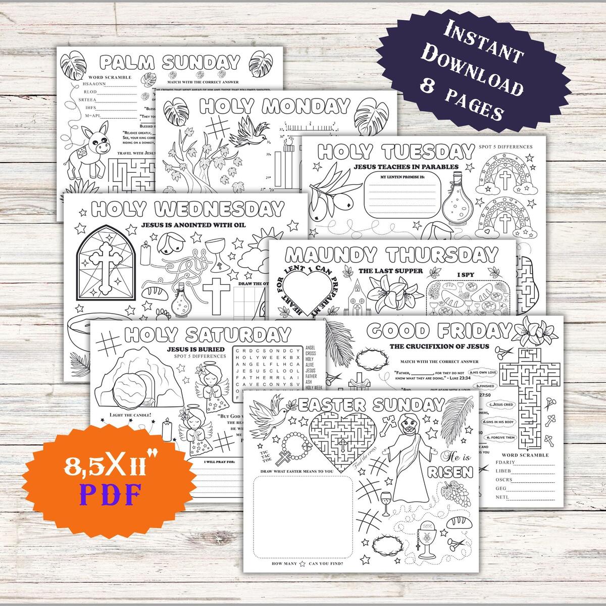 Easter Holy Week Story Bible Advent Study Art Craft Printable Sunday School Activity Jesus Is Risen Made By Teachers Easter Holy Week Story Bible Advent Study Art Craft Printable Sunday School Activity Jesus Is Risen Made By Teachers