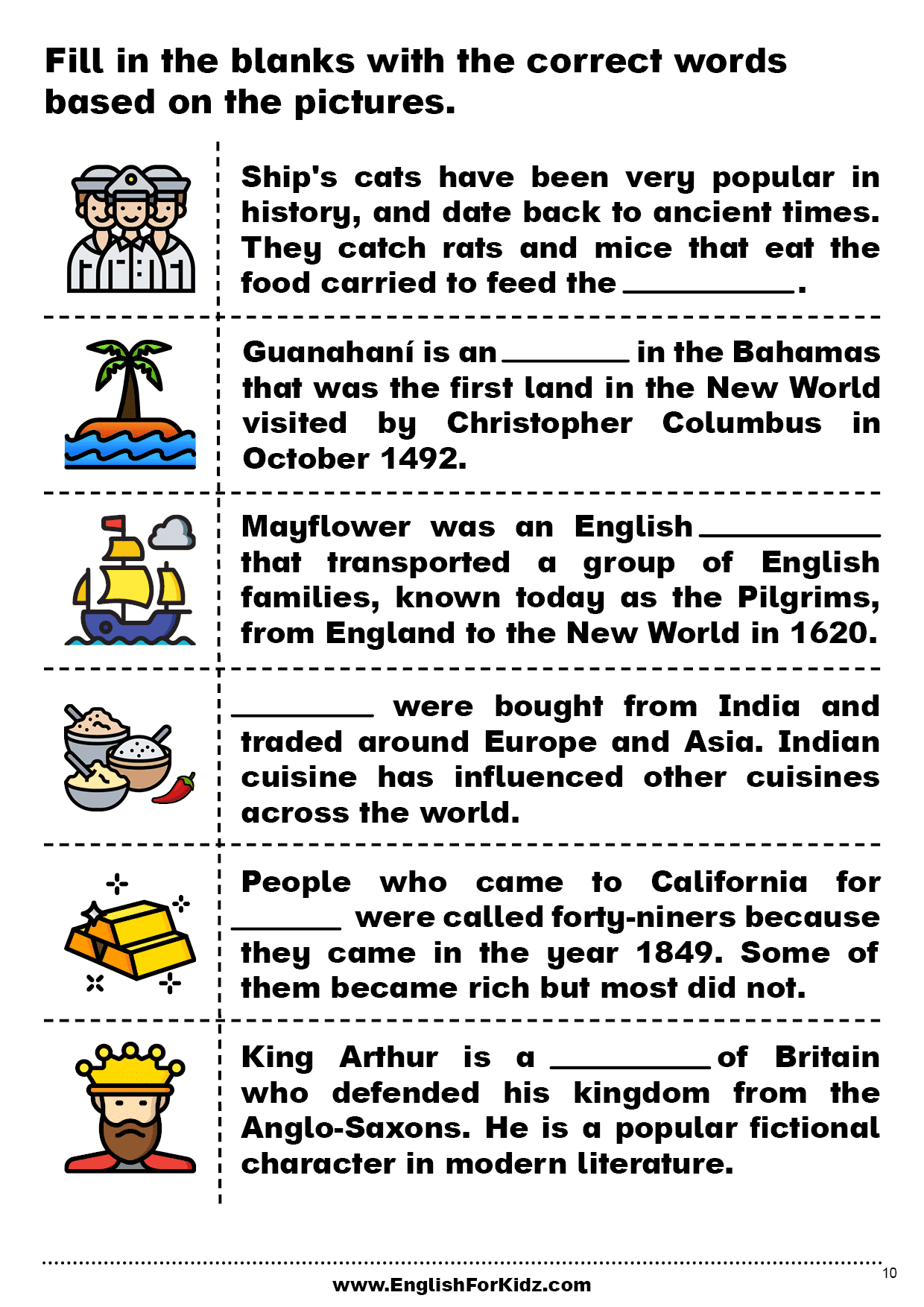 English For Kids Step By Step Columbus Day Worksheets And Reading Comprehension English For Kids Step By Step Columbus Day Worksheets And Reading Comprehension