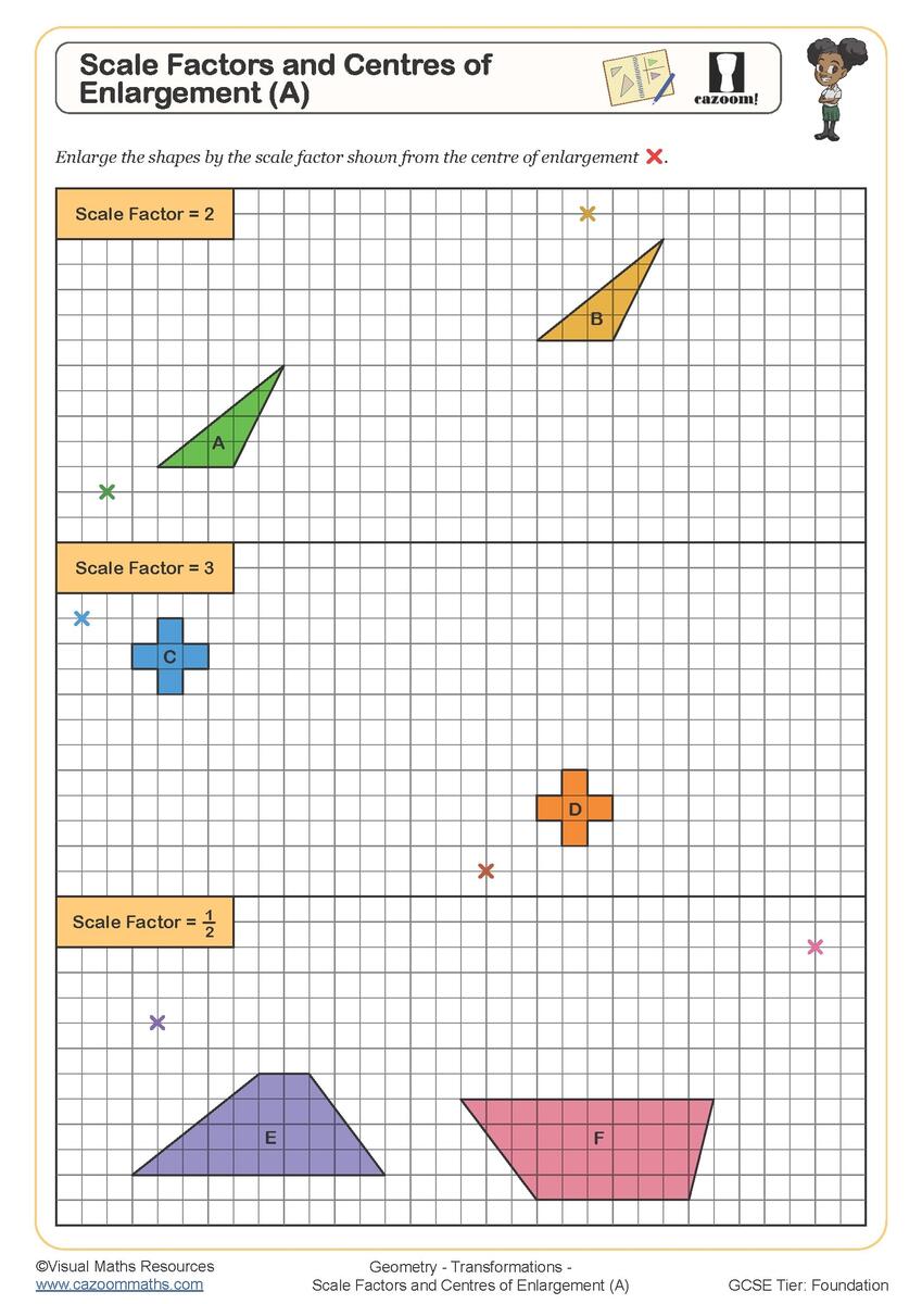 Enlargement B Worksheet Printable PDF Worksheets Enlargement B Worksheet Printable PDF Worksheets