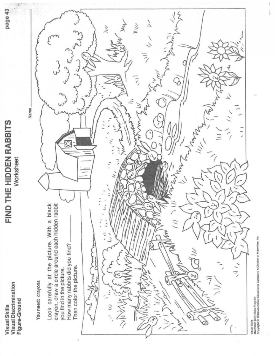 Find The Hidden Rabbits LoveToTeach Find The Hidden Rabbits LoveToTeach