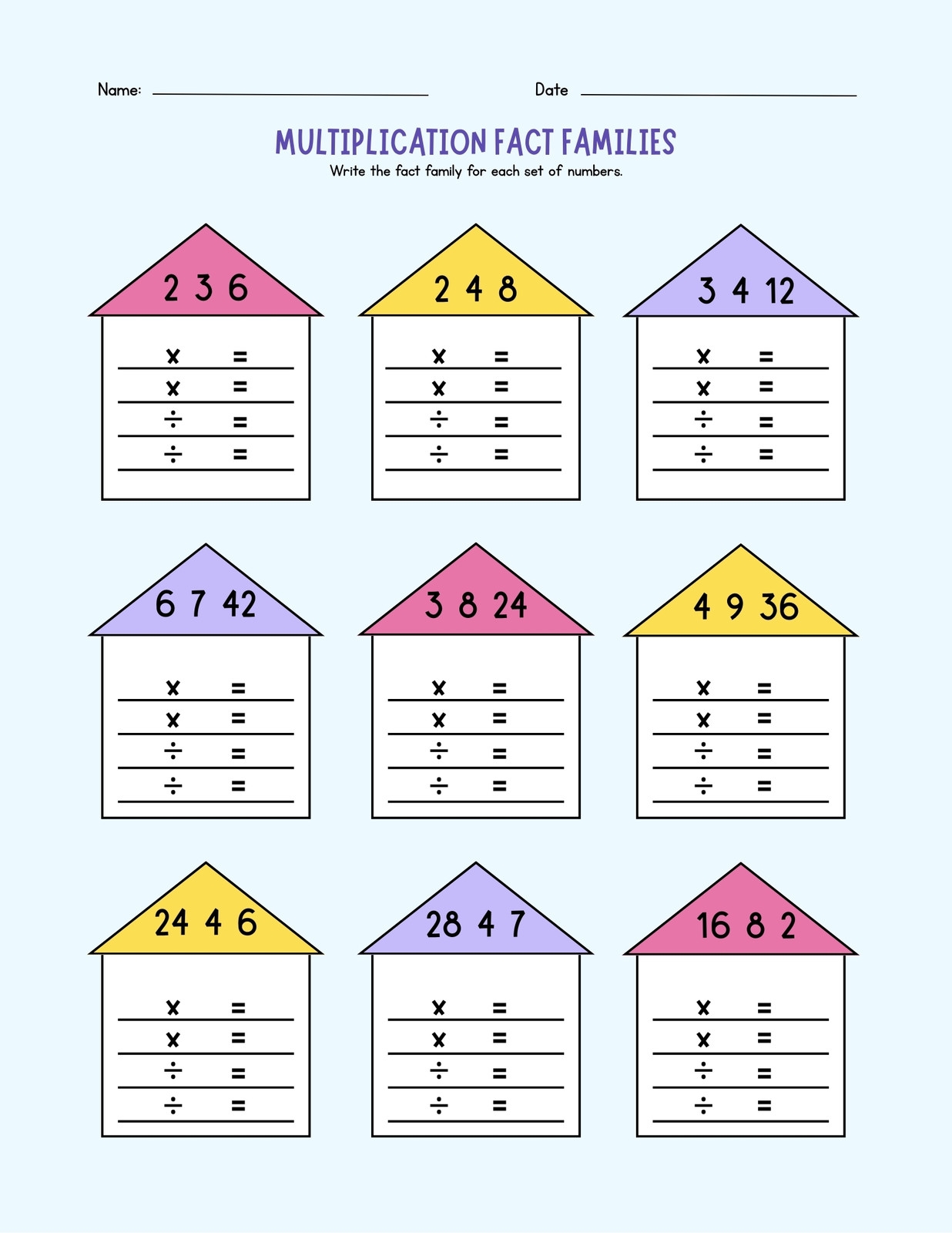 Free 3rd Grade Math Worksheets To Customize Canva Free 3rd Grade Math Worksheets To Customize Canva
