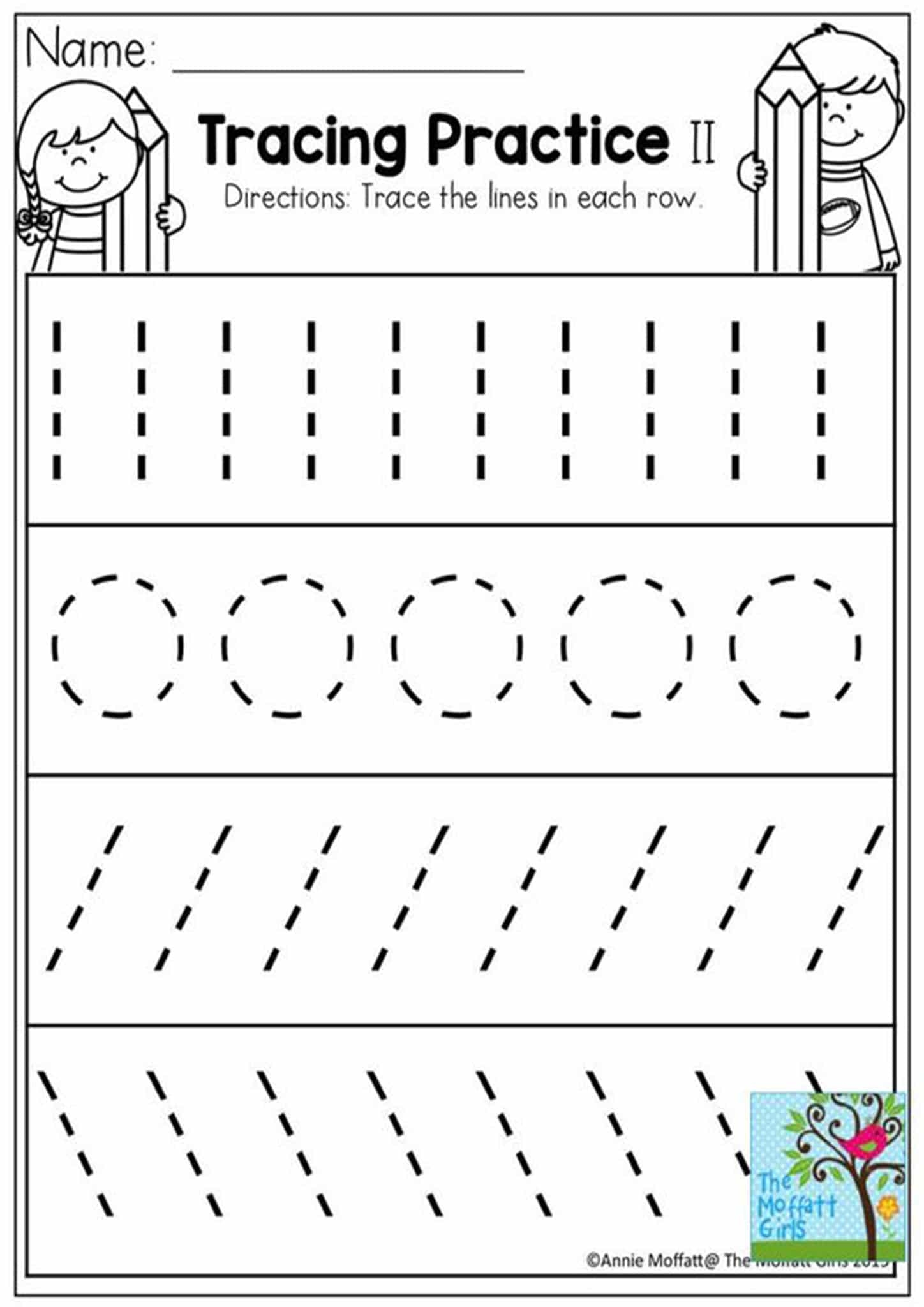 Free Tracing Cutting Worksheets The Craft At Home Family