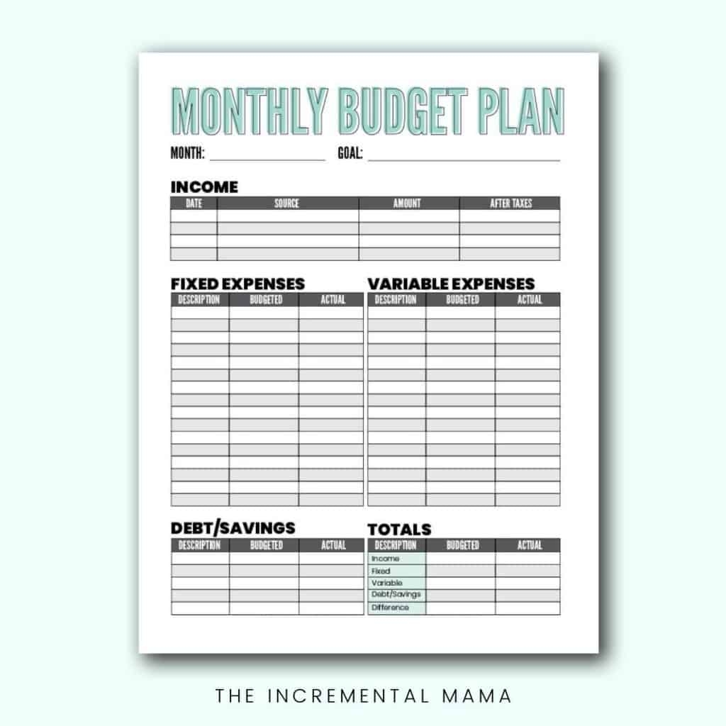 Free Blank Budget Worksheet Printables To Take Charge Of Your Finances Free And Customizable Budget Templates Canva