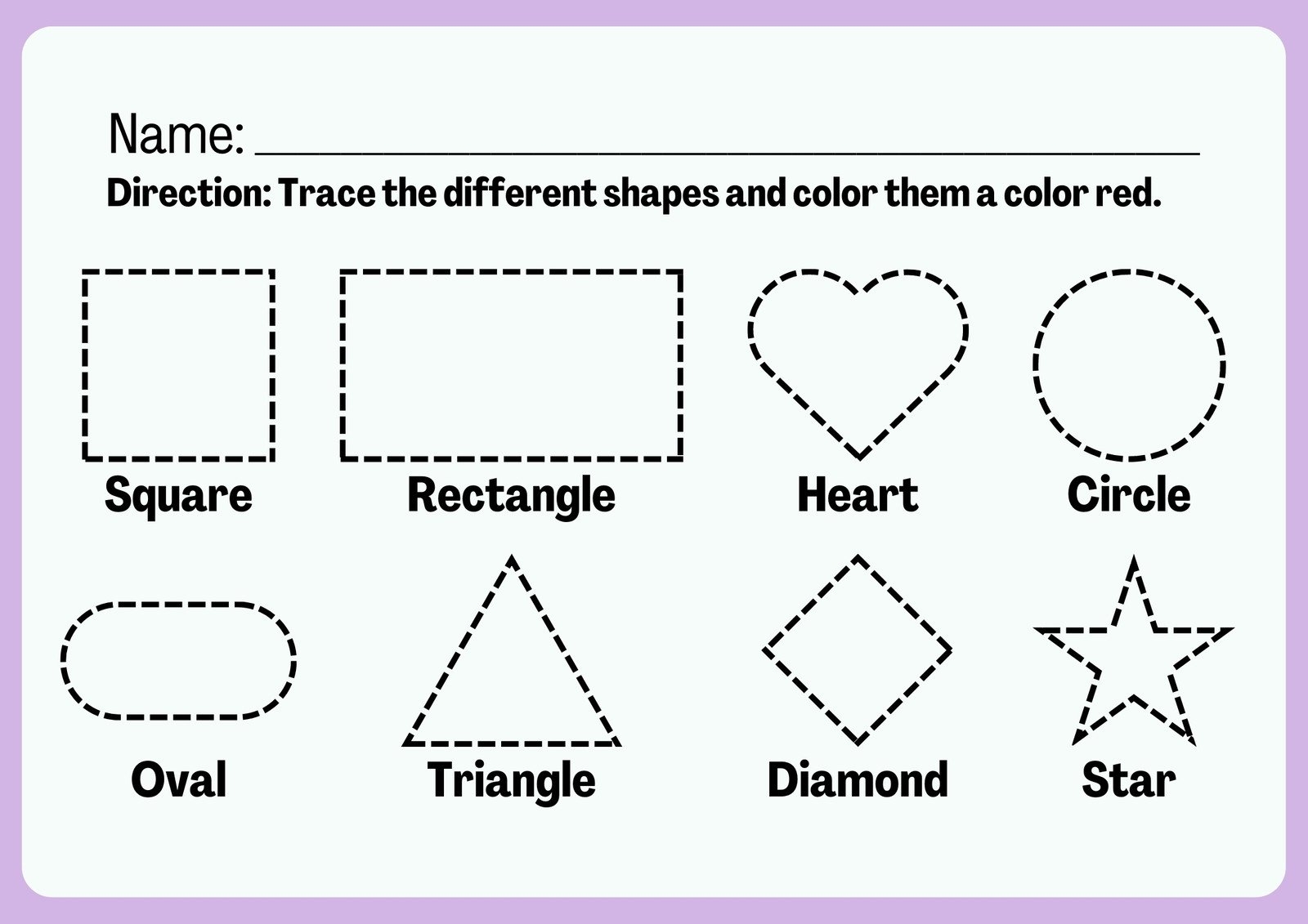Free Custom Printable Preschool Worksheet Templates Canva