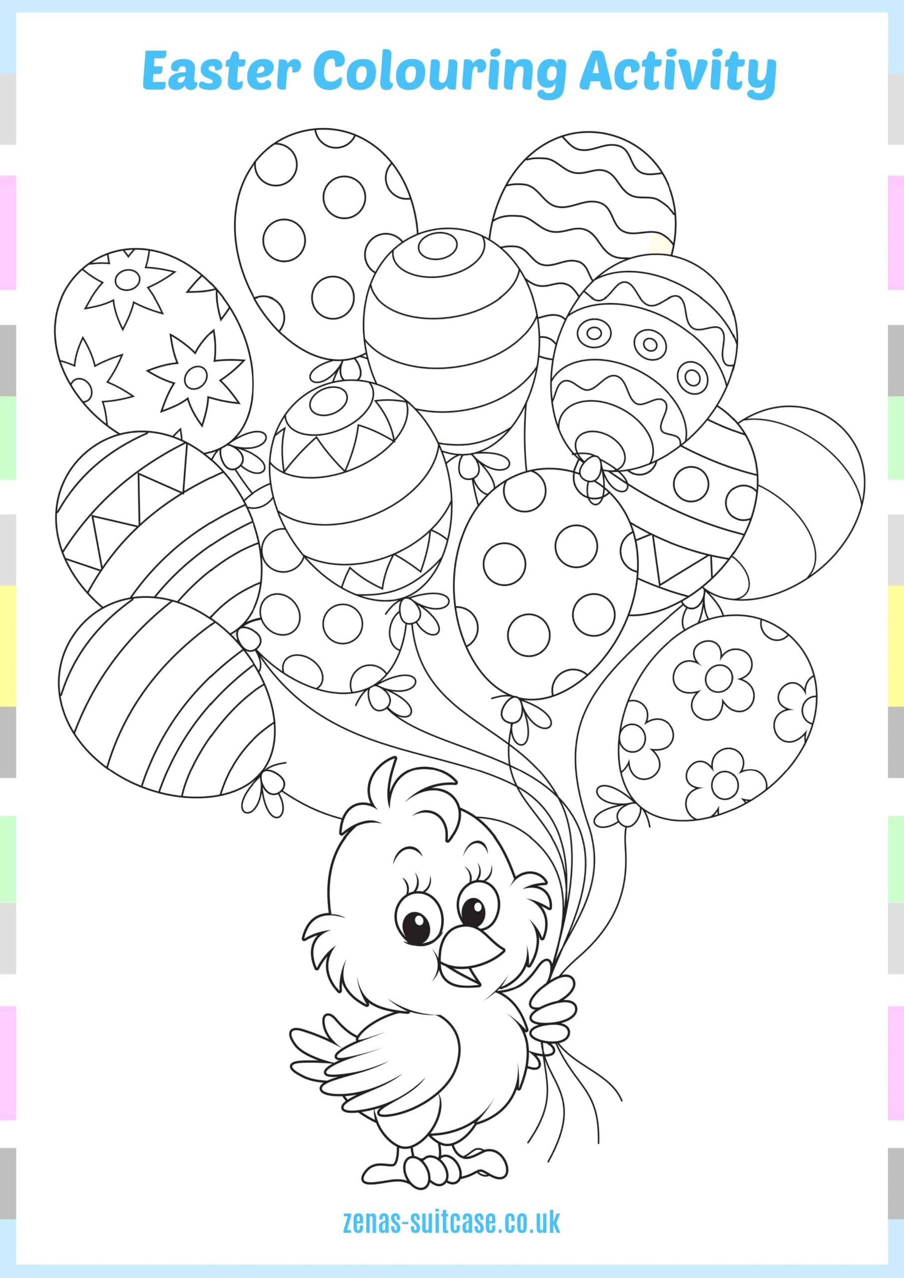 FREE Easter Colouring Activity Pages For Kids FREE Easter Colouring Activity Pages For Kids