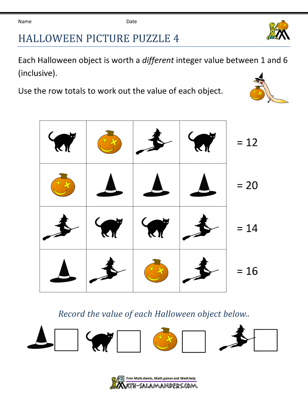 Halloween Worksheets Get Our Free Bundle