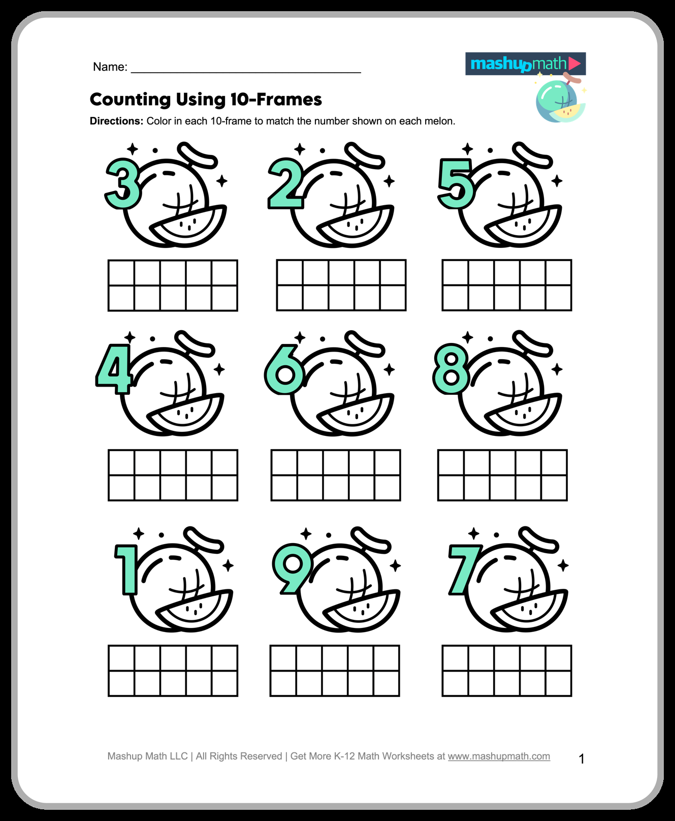 Free Kindergarten Math Worksheets Printable Mashup Math Fall Math Worksheets For Kindergarten Preschool 1st Grade