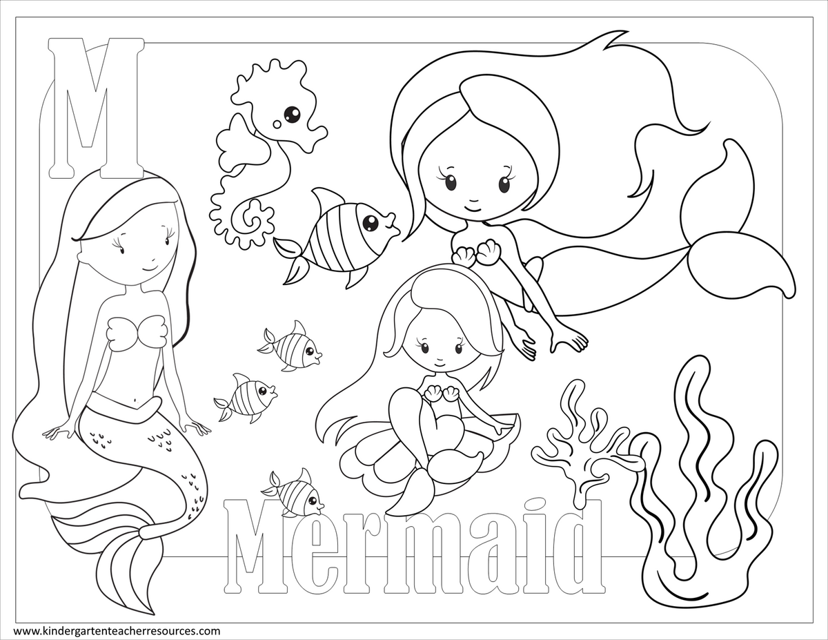 Free Printable Coloring Pages For Kindergarten Free Printable Coloring Pages For Kindergarten