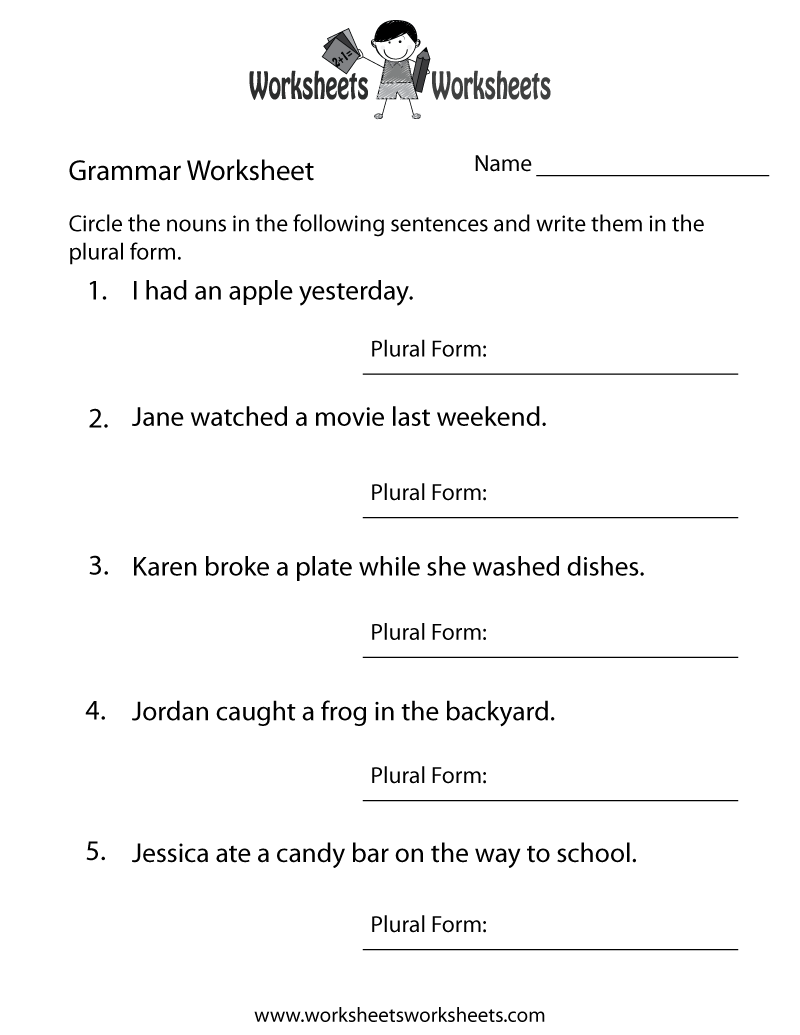 Free Printable English Grammar Worksheet Adjectives Worksheet Free Printable Digital PDF
