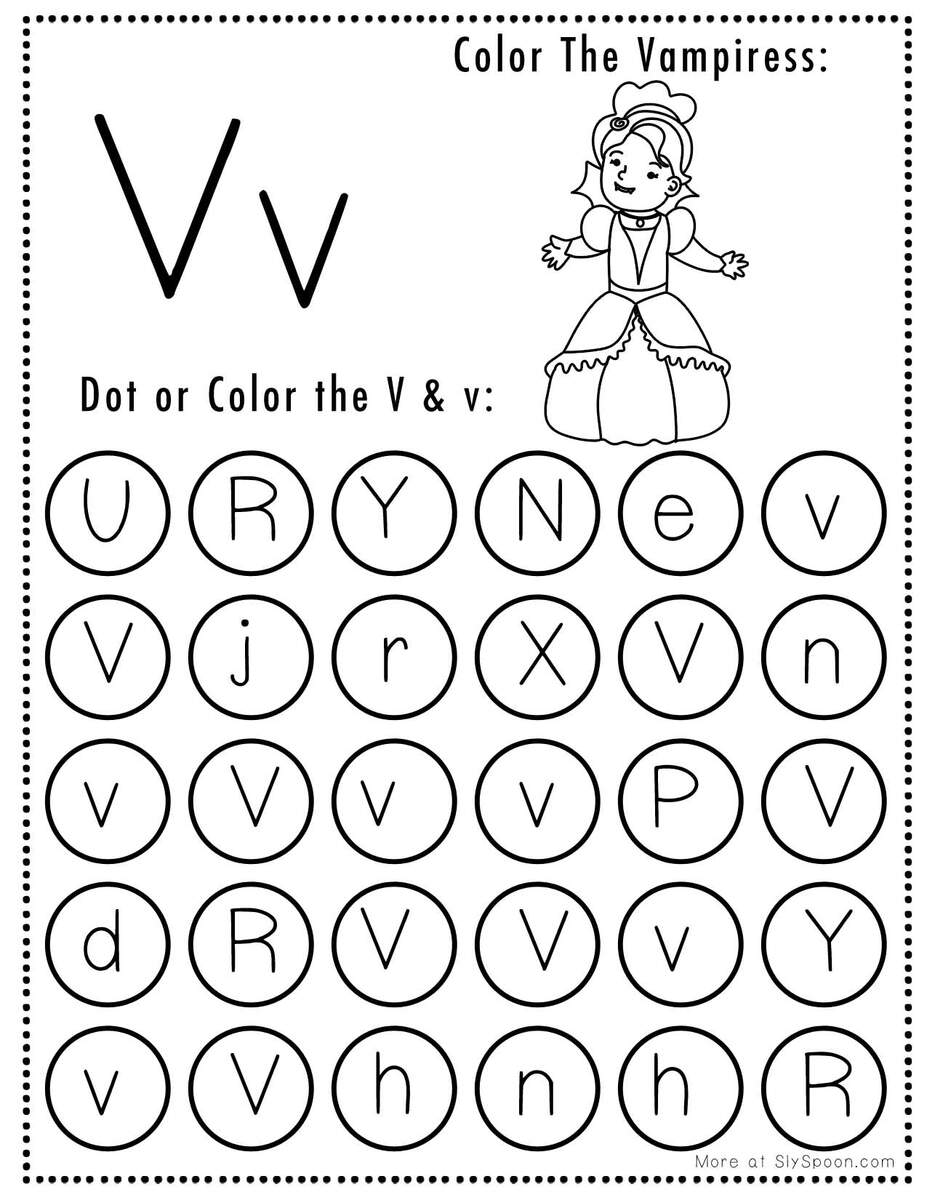 Free Printable Letter V Worksheets Sly Spoon Free Printable Letter V Worksheets Sly Spoon