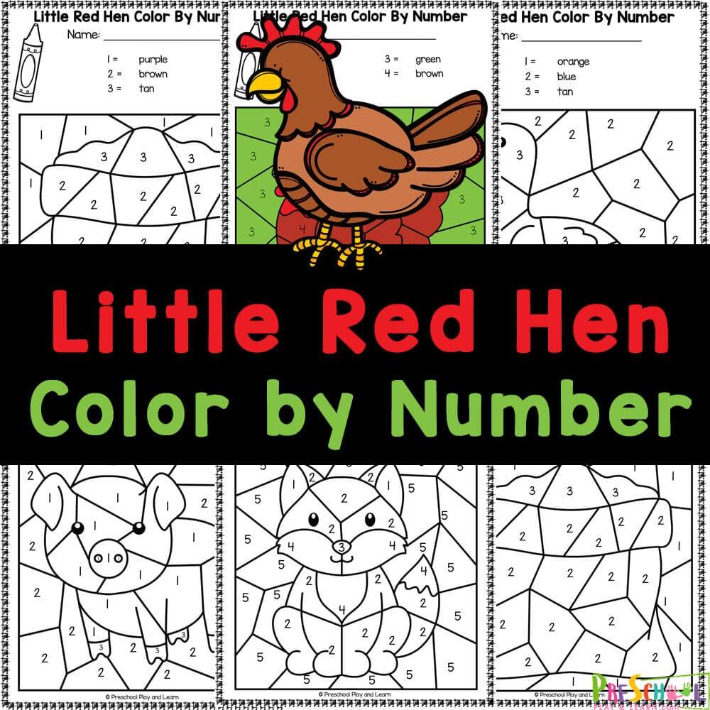 Little Red Hen Craftivity Top Teacher