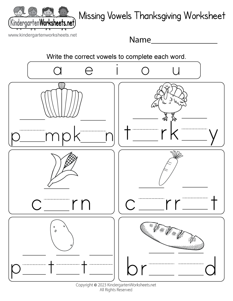 Thanksgiving Worksheets For Preschool The Teaching Aunt