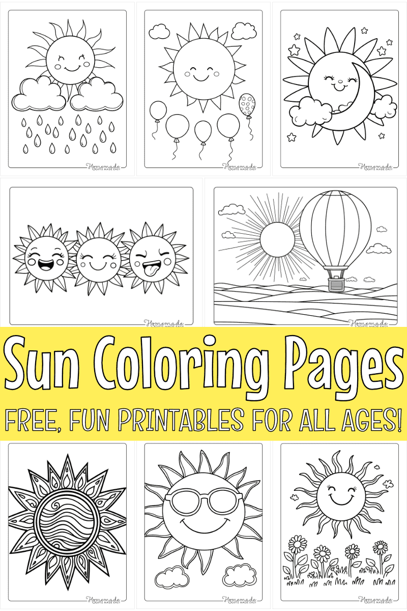 Free Printable Sun Coloring Pages For Kids And Adults Free Printable Sun Coloring Pages For Kids And Adults