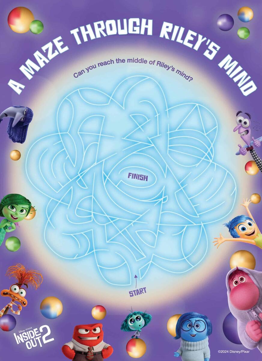 Free Printables Inside Out 2 Activity Pack Hispana Global
