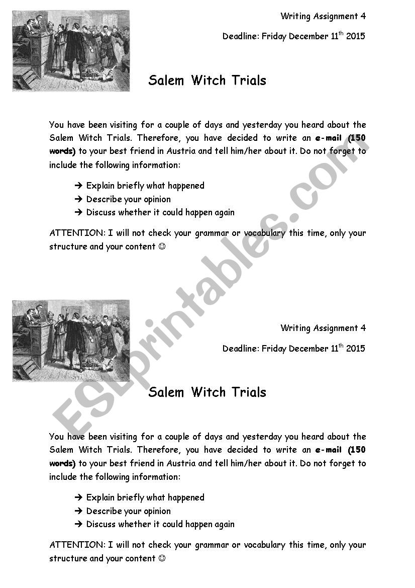 FREE Salem Witch Trials Research Activity For 6th 8th Grade Worksheets Library FREE Salem Witch Trials Research Activity For 6th 8th Grade Worksheets Library