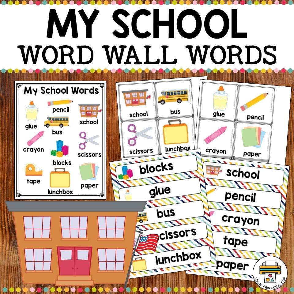 Thanksgiving Vocabulary Word Wall With File Folder Activities Mamas Learning Corner