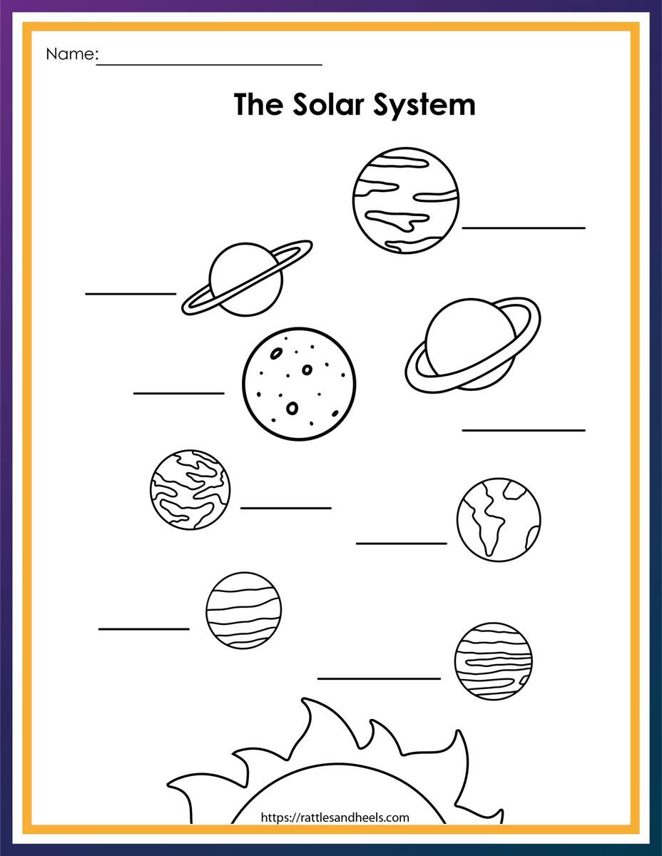 Printable Preschool Solar System Worksheets For Kindergarten Made By Teachers