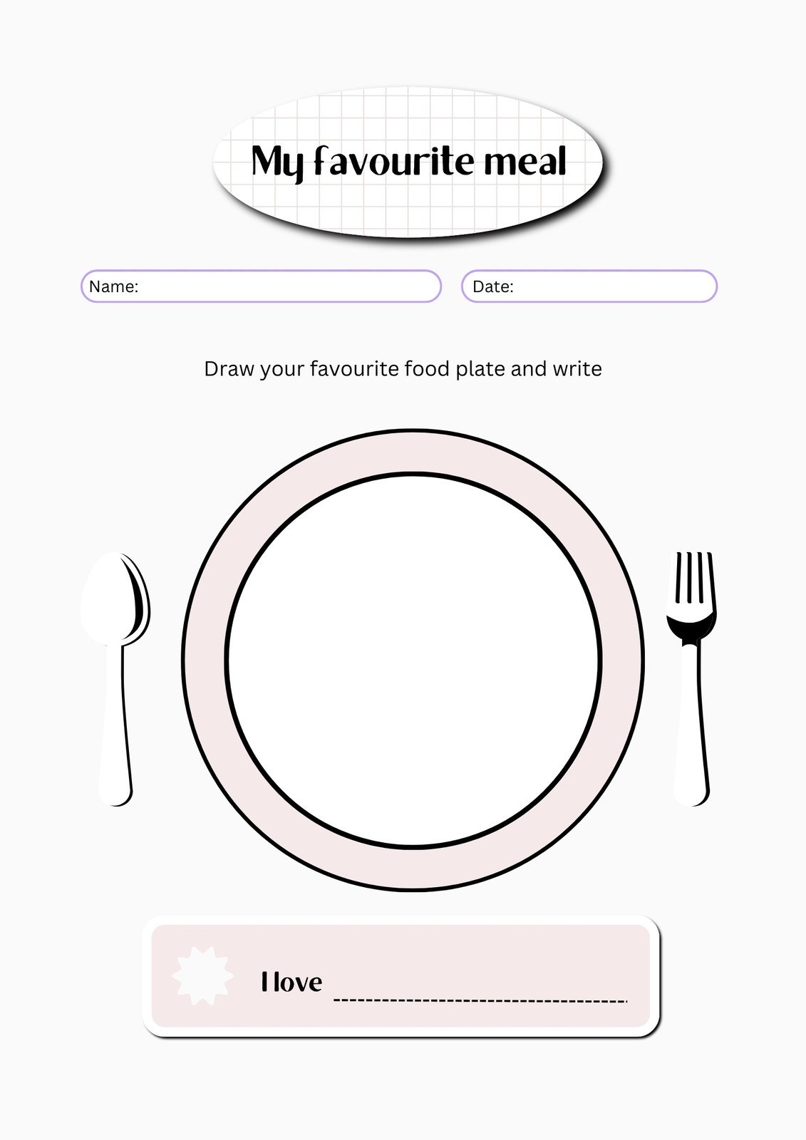 Free To Customize And Print Food Worksheet Templates Canva Free To Customize And Print Food Worksheet Templates Canva
