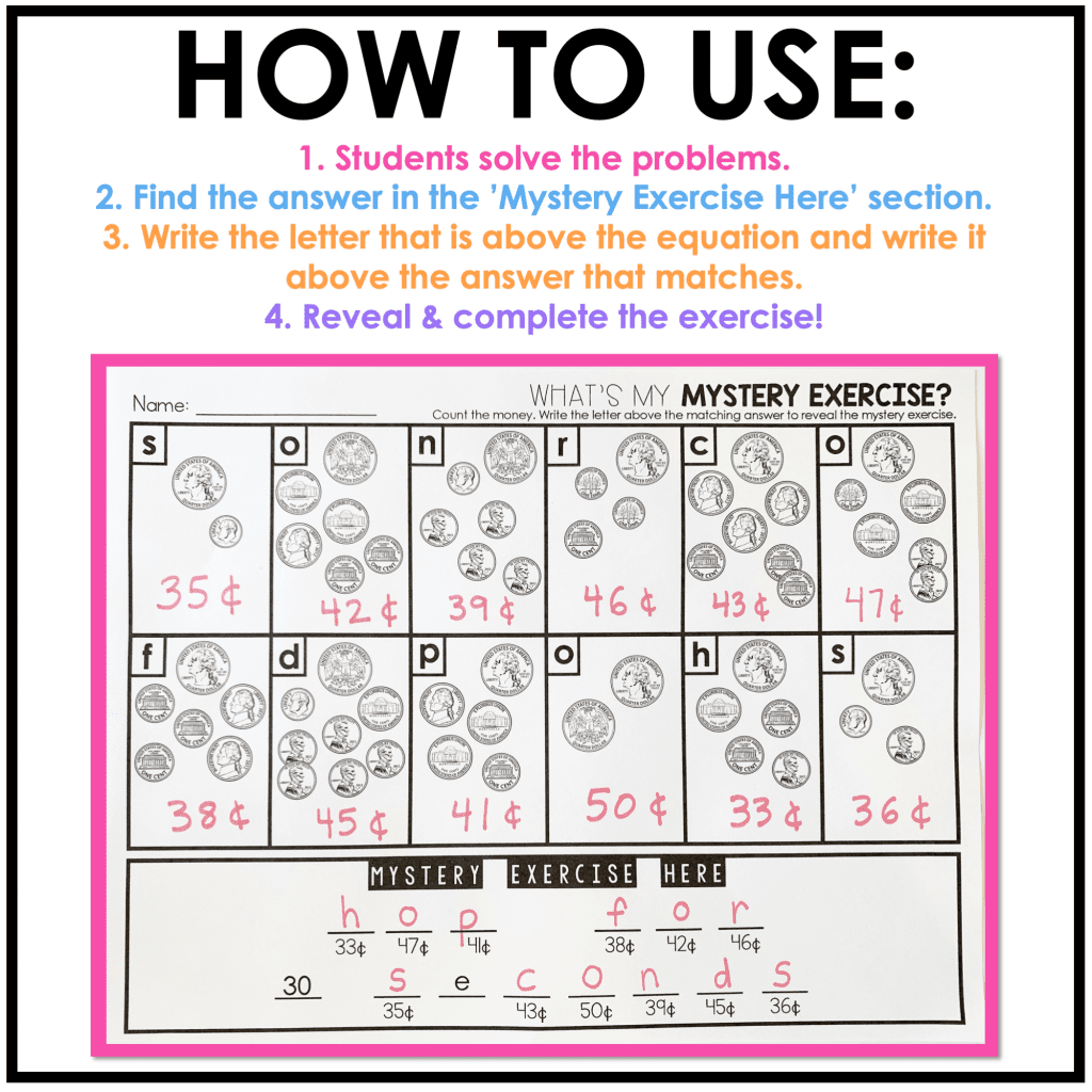 FREE Touch Money Chart You Can Use With Your Students Today Freebie Inside Teaching With Nesli FREE Touch Money Chart You Can Use With Your Students Today Freebie Inside Teaching With Nesli