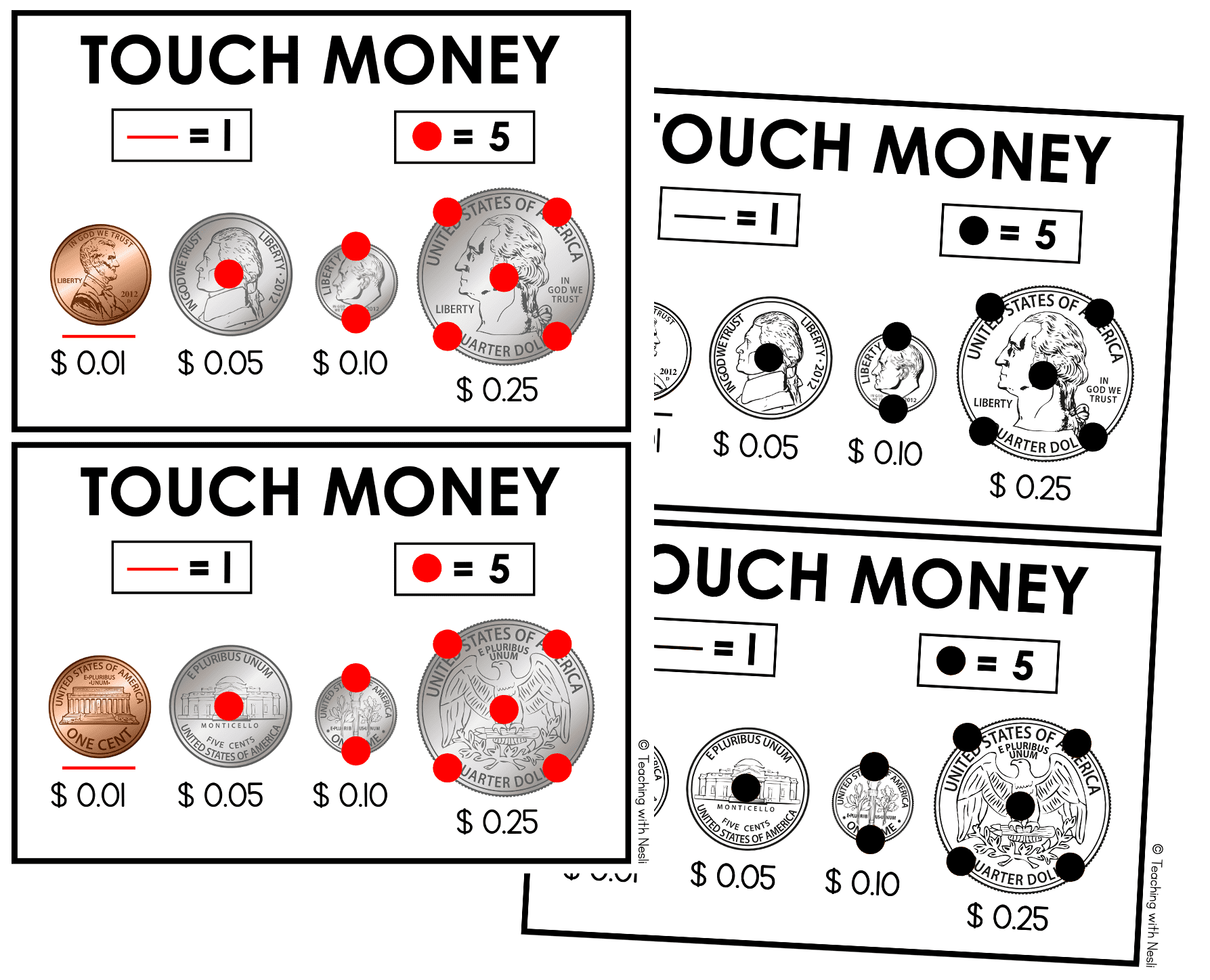 FREE Touch Money Chart You Can Use With Your Students Today Freebie Inside Teaching With Nesli