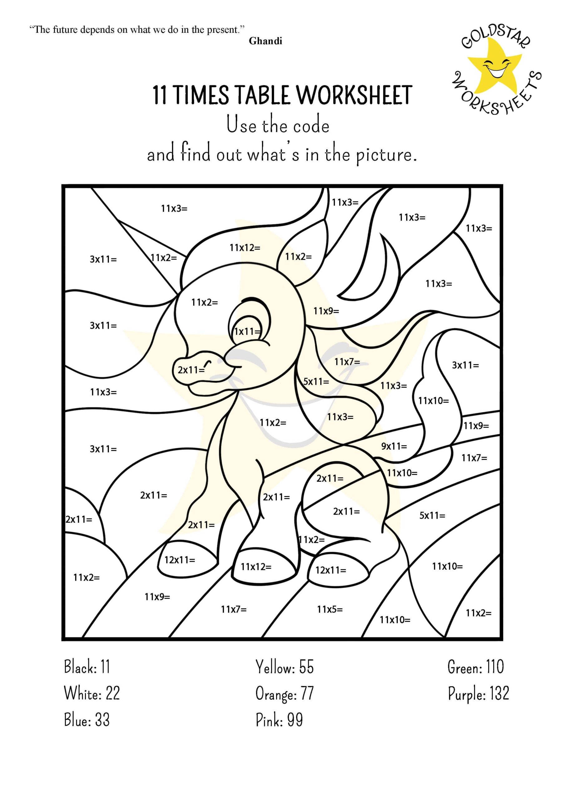 Fun Free 11 Times Table Worksheets Vibrant Designs DIY Coloring Fun Free 11 Times Table Worksheets Vibrant Designs DIY Coloring