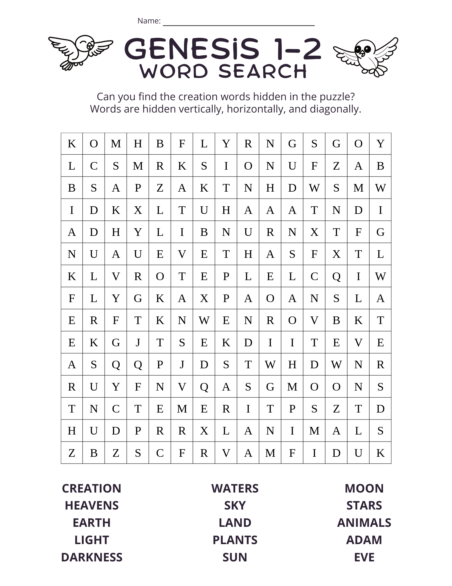 Genesis 1 2 Worksheets For J A M Squad Ages 9 12 Bible Jams And Jellies Genesis 1 2 Worksheets For J A M Squad Ages 9 12 Bible Jams And Jellies