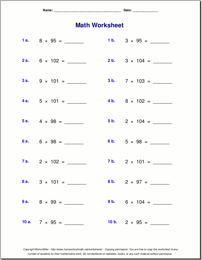 Math Worksheets Superstar Worksheets