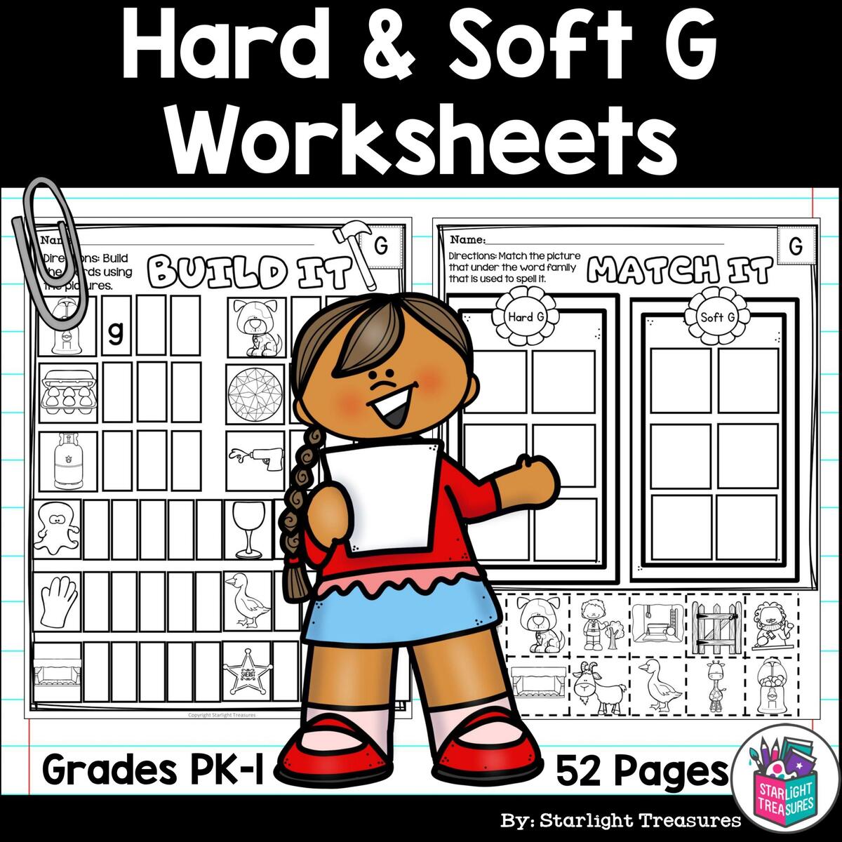 Hard Soft G Worksheets And Activities For Early Readers Phonics Classful