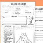 How To Make A Baking Soda Volcano With Free Observation Sheet