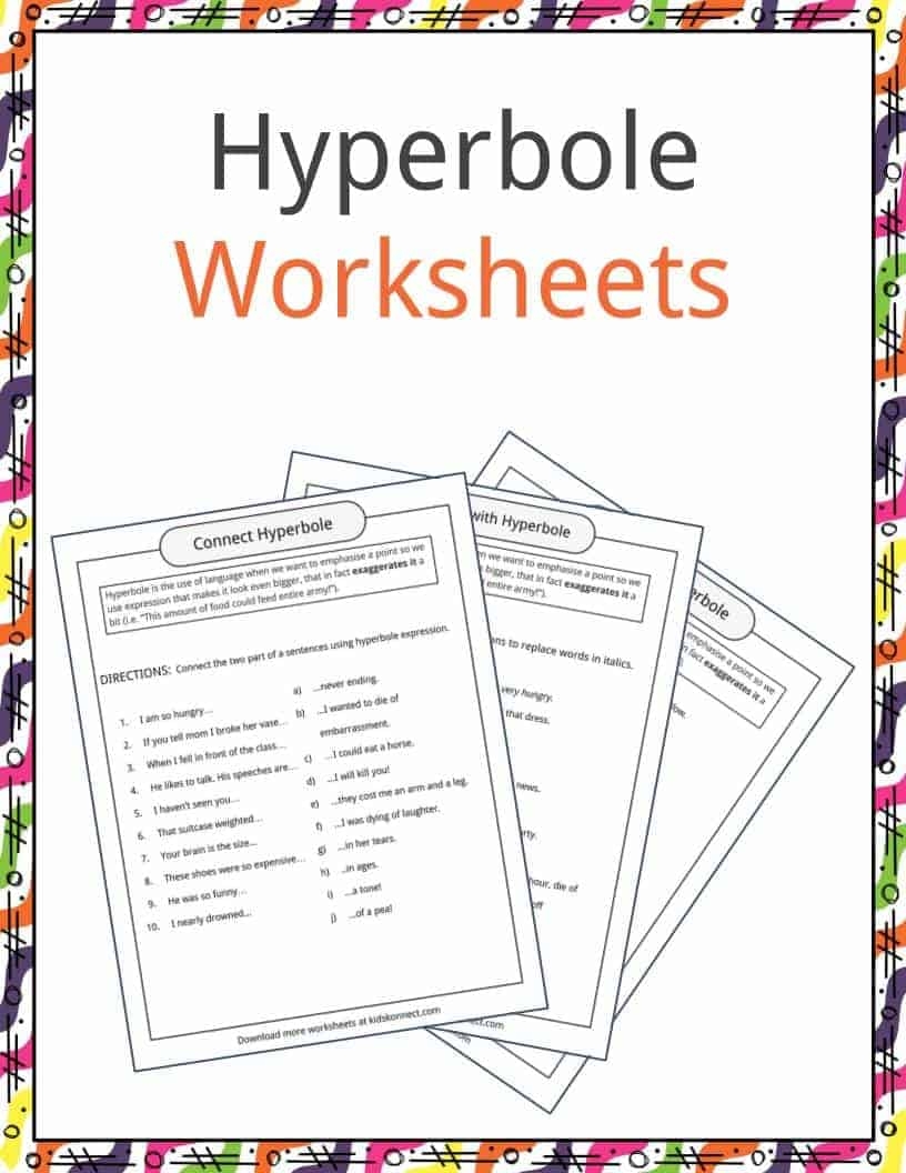 Hyperbole Examples Definition Worksheets KidsKonnect Hyperbole Examples Definition Worksheets KidsKonnect