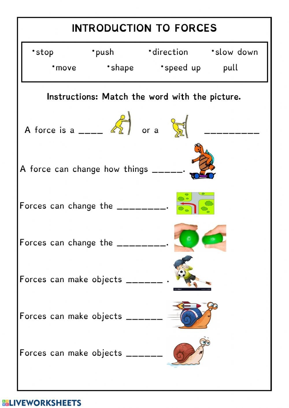Introduction To Forces Worksheet Worksheets For Grade 3 2nd Worksheets Library Introduction To Forces Worksheet Worksheets For Grade 3 2nd Worksheets Library