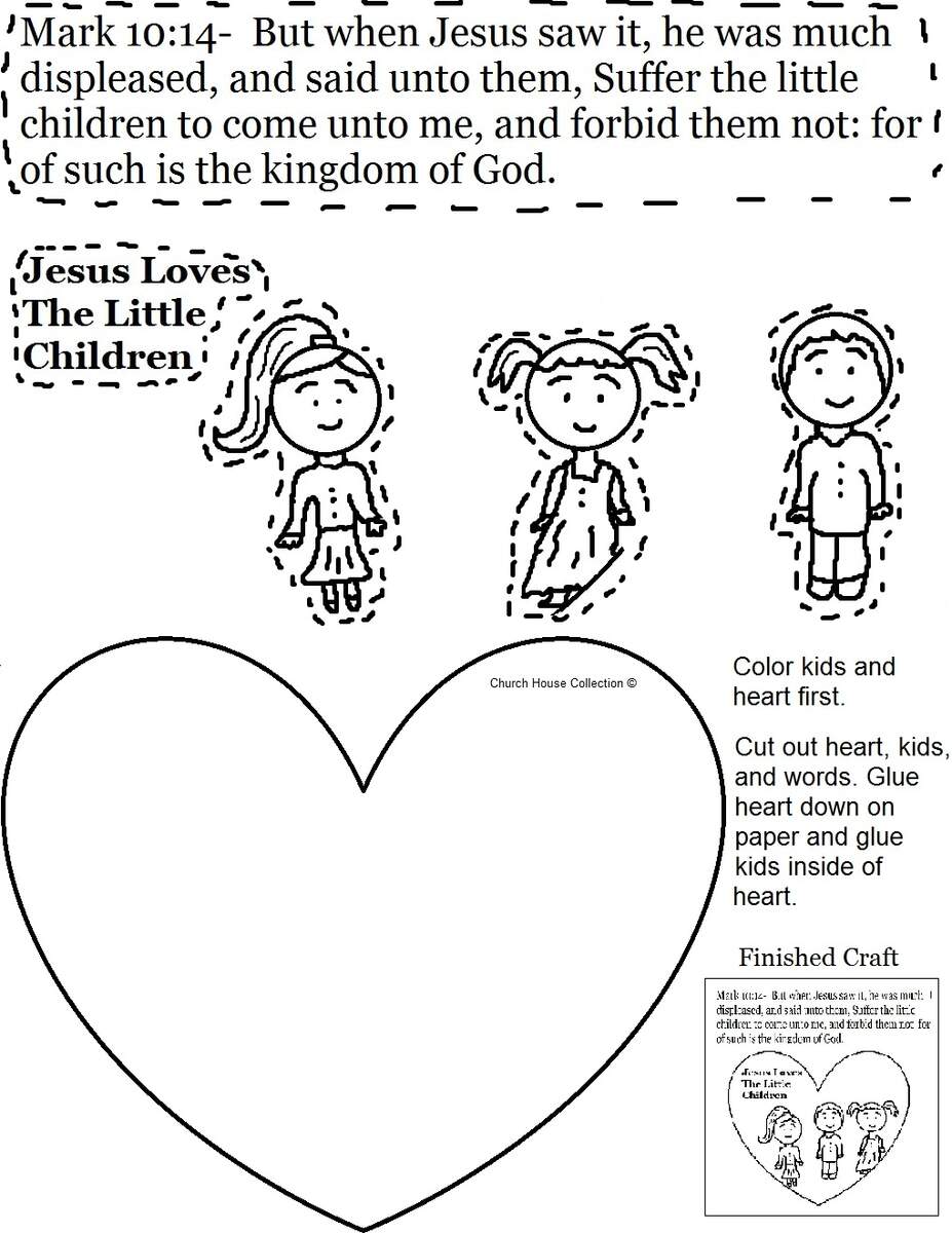 Jesus Loves Children Sunday School Lesson