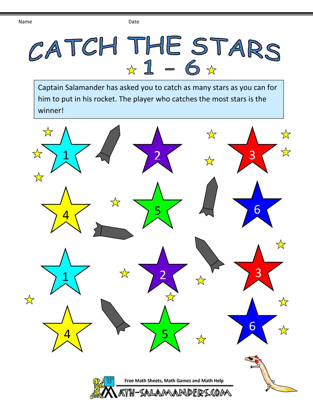 Kindergarten Counting Games