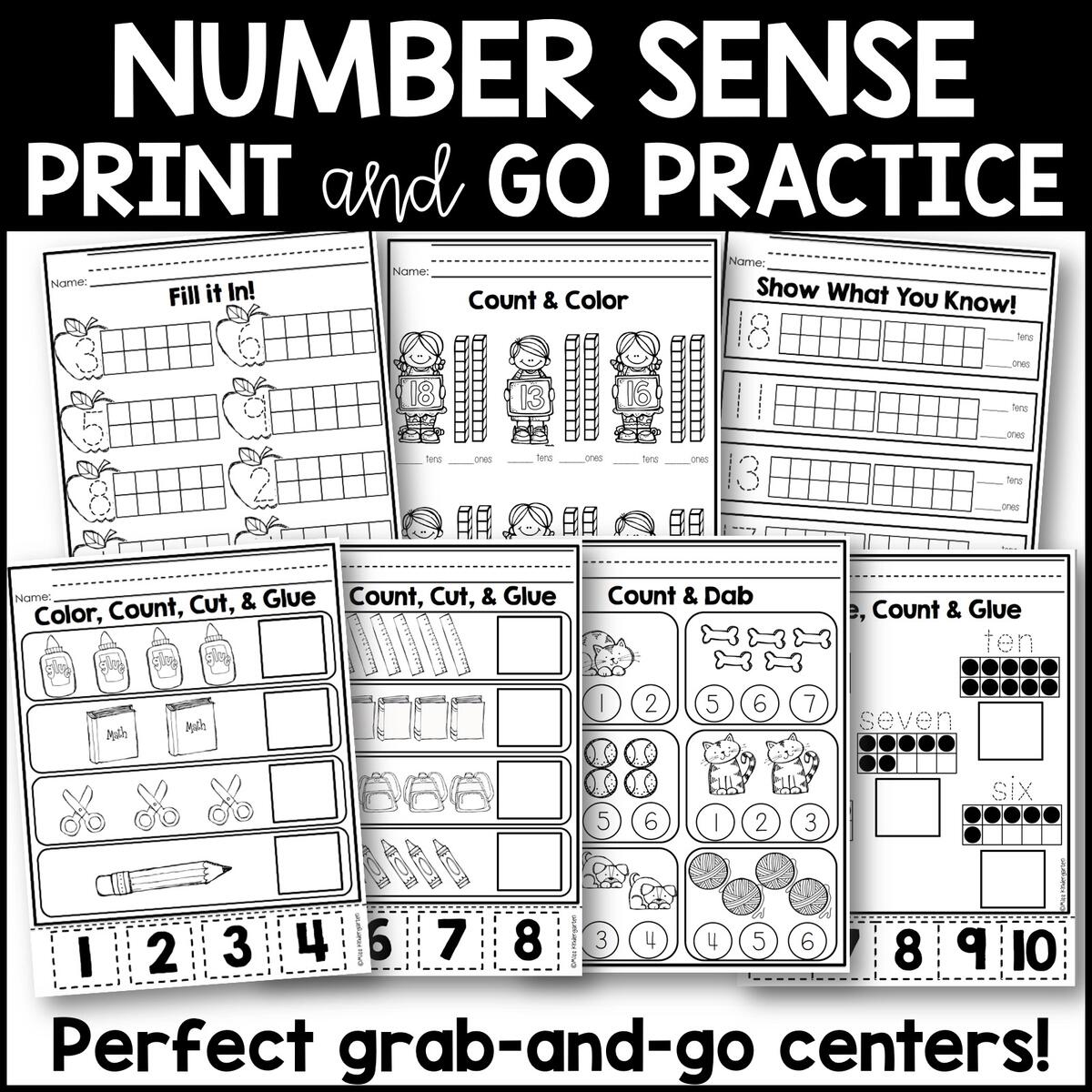 Kindergarten Math Number Sense Worksheets Writing Numbers 1 To 20 Miss Kindergarten Kindergarten Math Number Sense Worksheets Writing Numbers 1 To 20 Miss Kindergarten