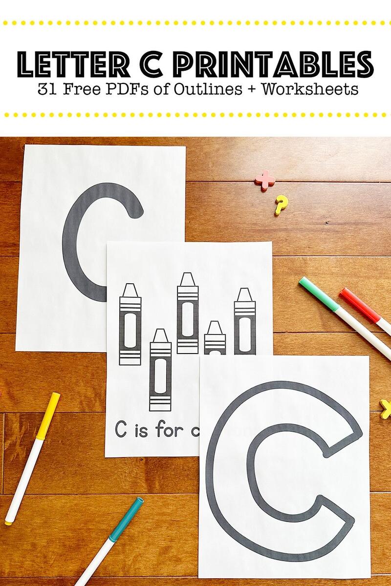 Letter C Printable Free PDFs And Worksheets Mary Martha Mama Letter C Printable Free PDFs And Worksheets Mary Martha Mama