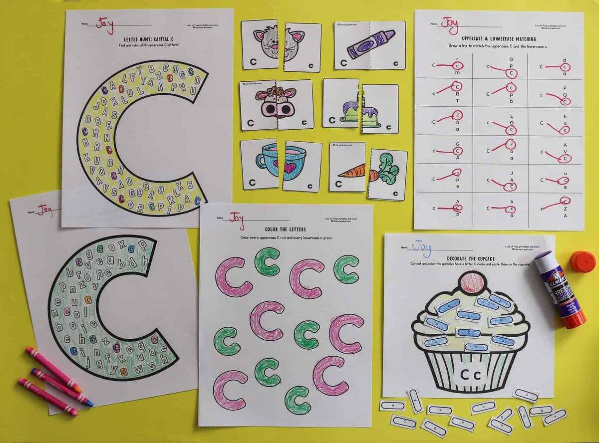 Letter C Worksheets 10 FREE Printables Literacy Learn