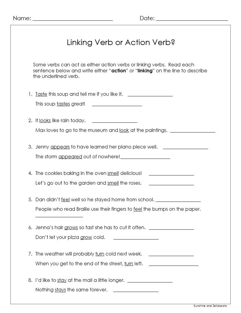 Linking Verbs And Helping Verbs 5 Worksheets Answer Key Grades 3 4 Google Drive Made By Teachers Linking Verbs And Helping Verbs 5 Worksheets Answer Key Grades 3 4 Google Drive Made By Teachers