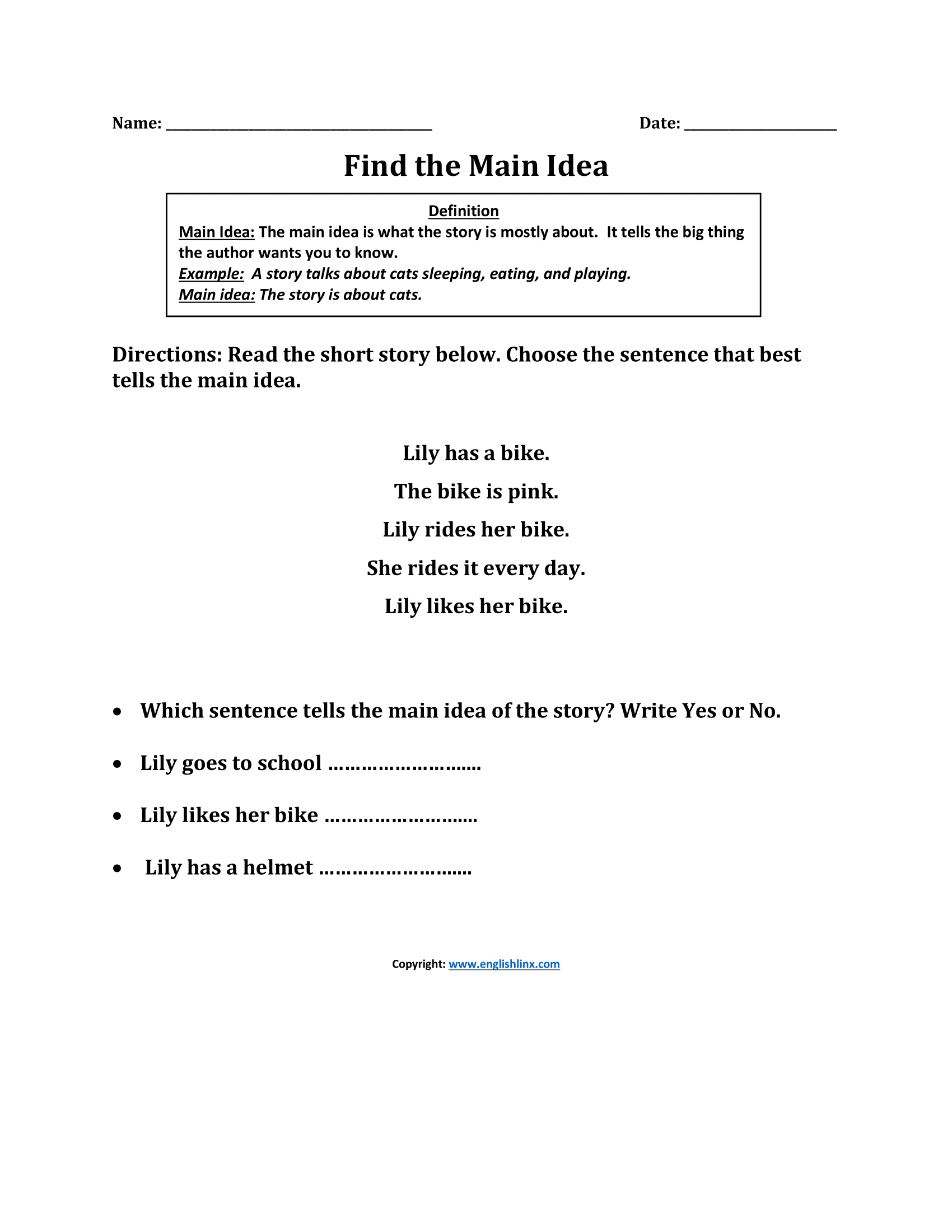 Main Idea Worksheets Printable Main Idea Practice Worksheets Main Idea Worksheets Printable Main Idea Practice Worksheets