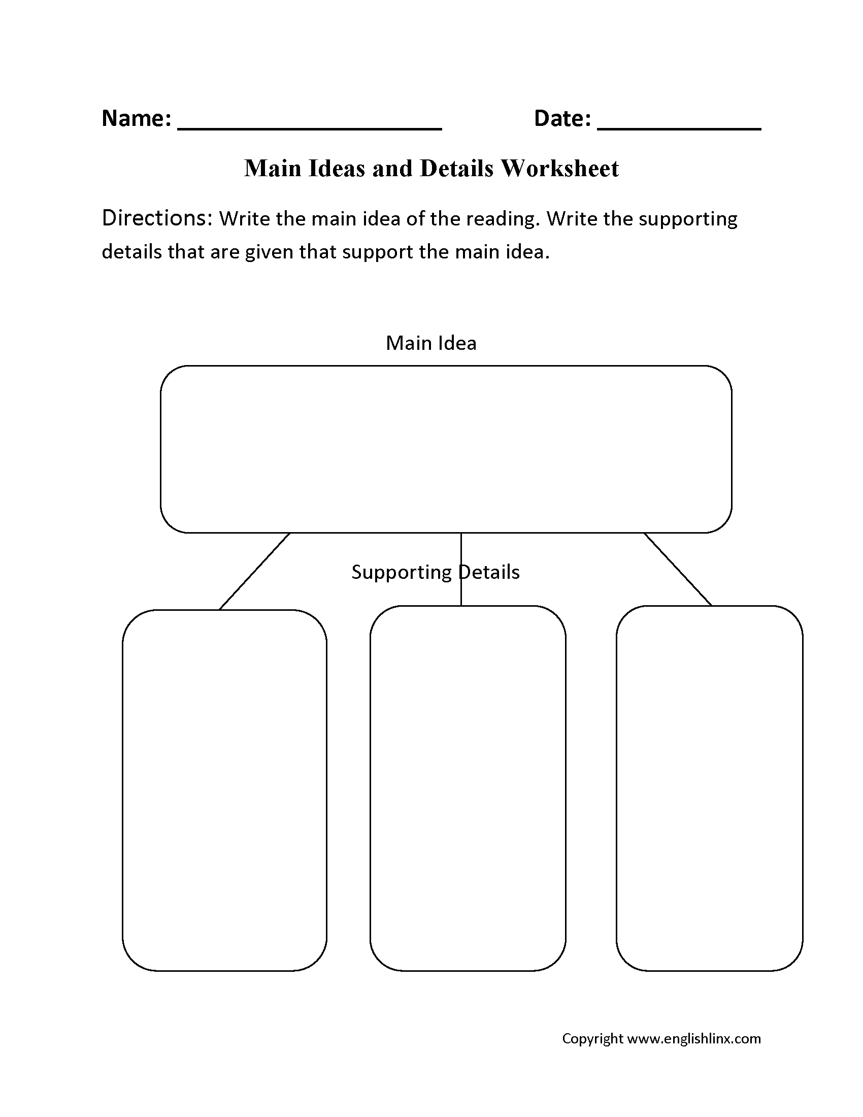 Main Idea Worksheets Printable Main Idea Practice Worksheets Main Idea Worksheets Printable Main Idea Practice Worksheets