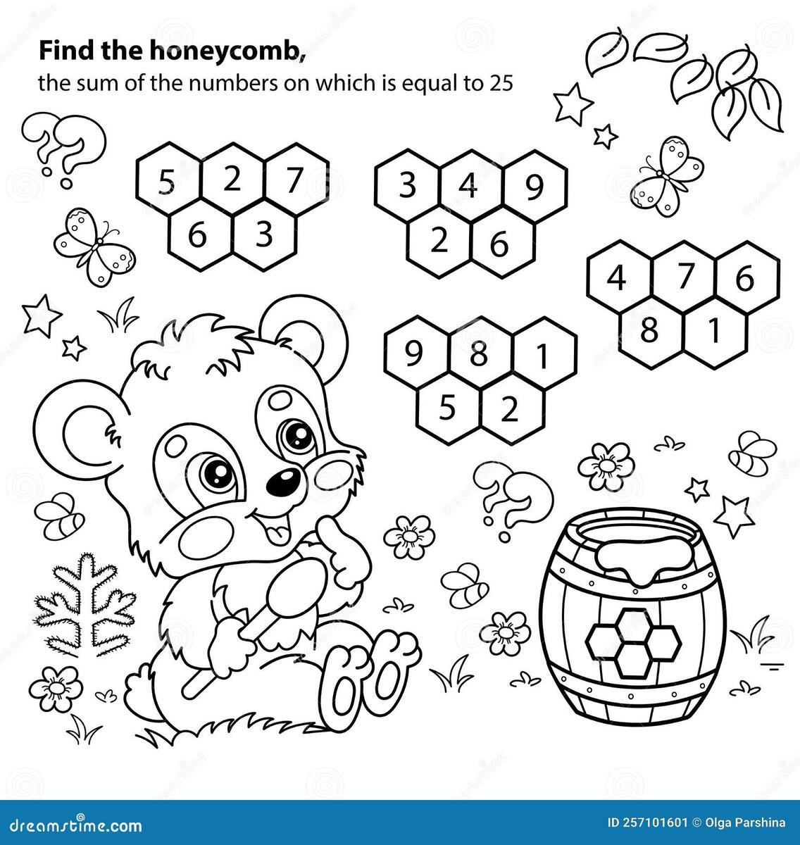 Winter Color By Number Pages K12 Math Worksheets
