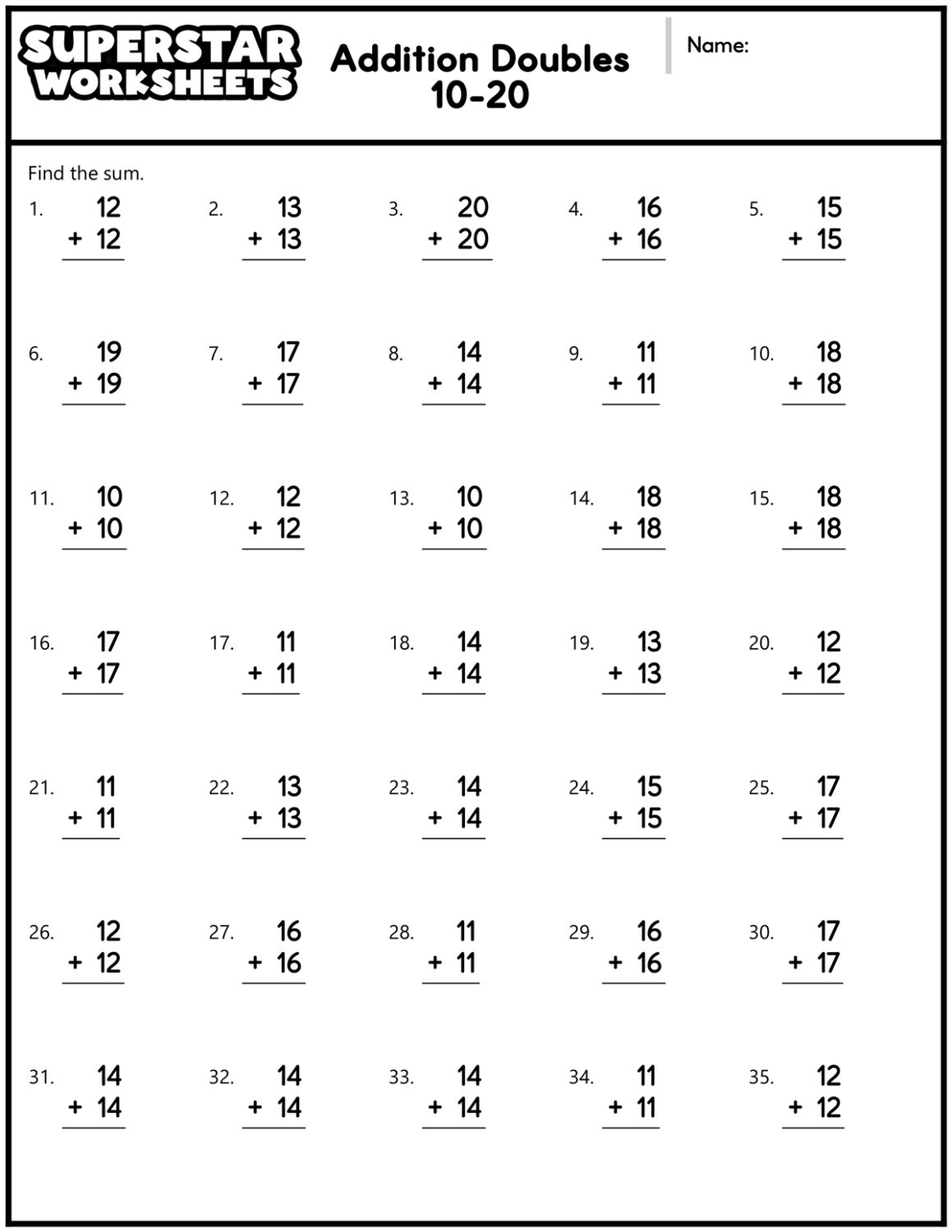 Printable Math Worksheets For Kids Amax Kids
