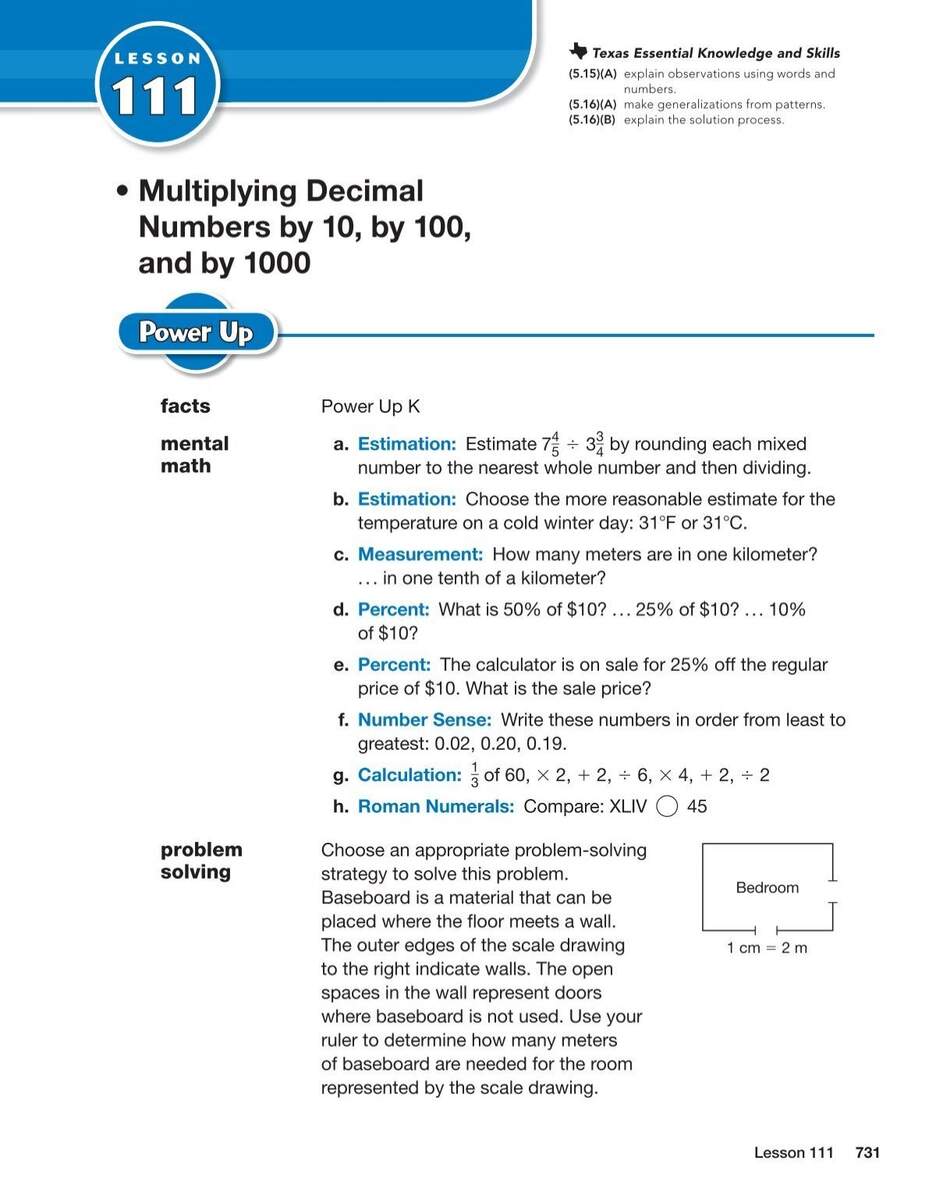 Multiplying Decimal Numbers By 10 By 100 And By 1000