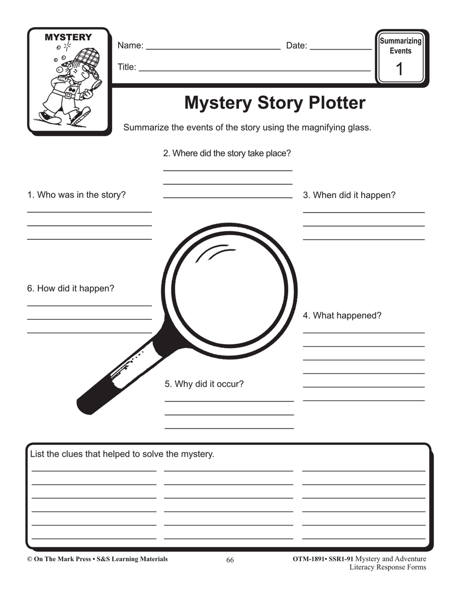 Mystery Adventure Response Forms Summarizing Events Worksheets Grades 4 6 Worksheets Library Mystery Adventure Response Forms Summarizing Events Worksheets Grades 4 6 Worksheets Library