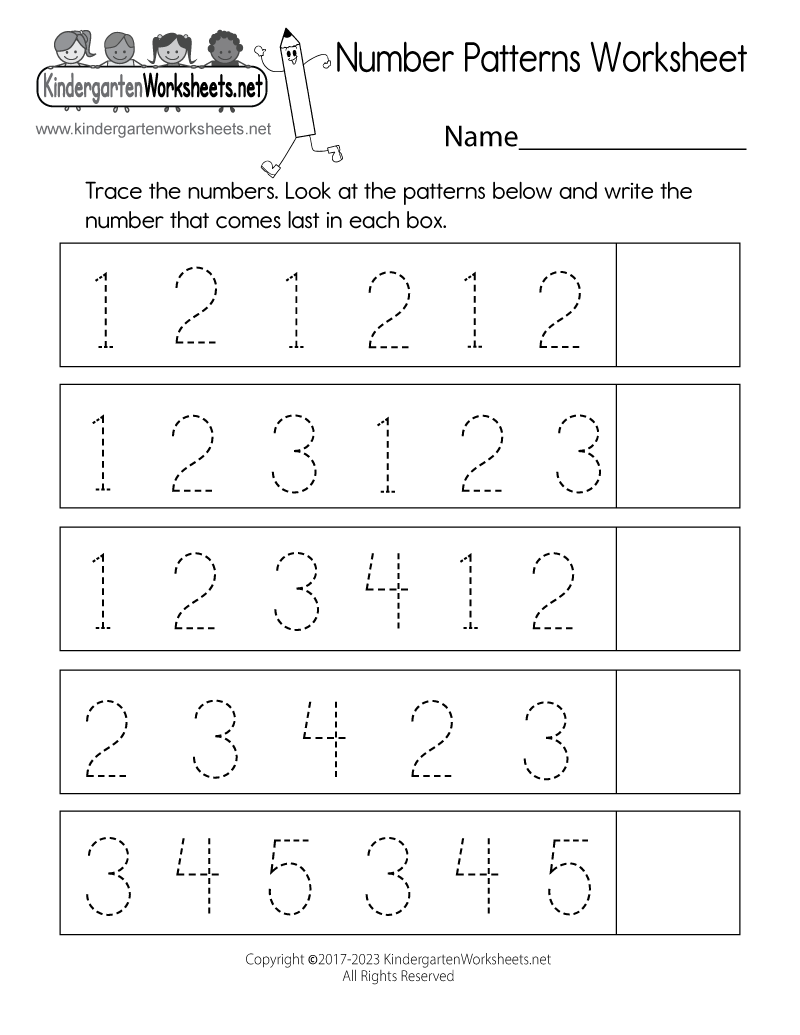 Kindergarten Patterns Worksheet Classroom Must Haves