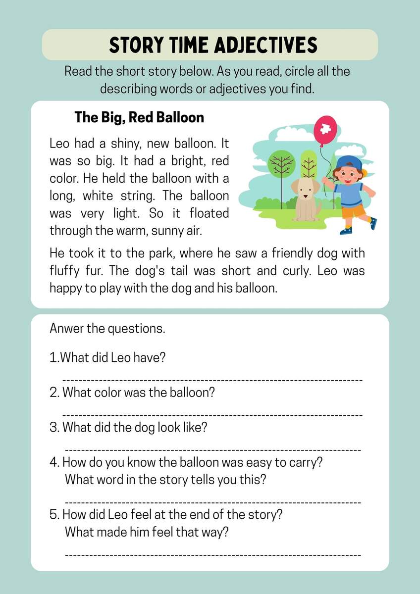 Second Grade Reading Worksheets Improve Fluency And Vocabulary