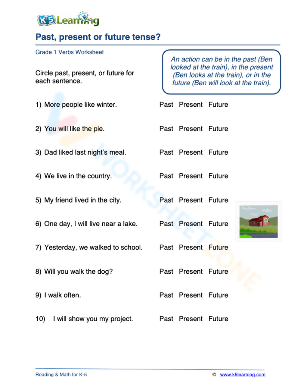 Past Present And Future Tense Worksheet Worksheets Library