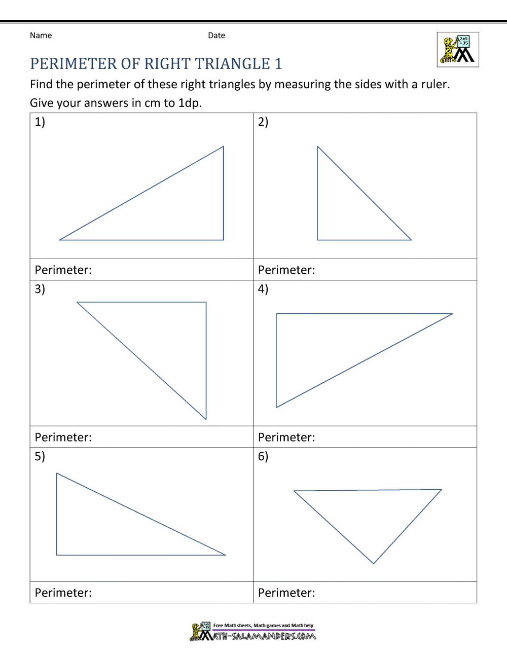 Perimeter Of Right Triangle Perimeter Of Right Triangle